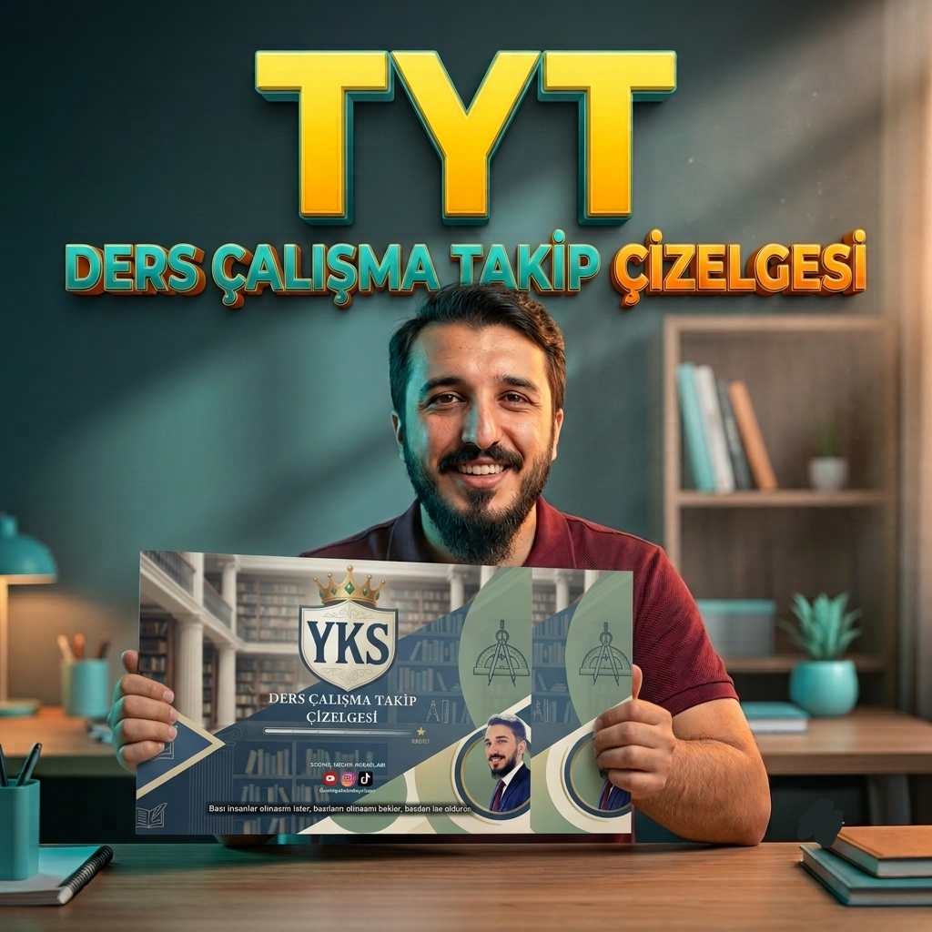 TYT DERS ÇALIŞMA TAKİP ÇİZELGESİ