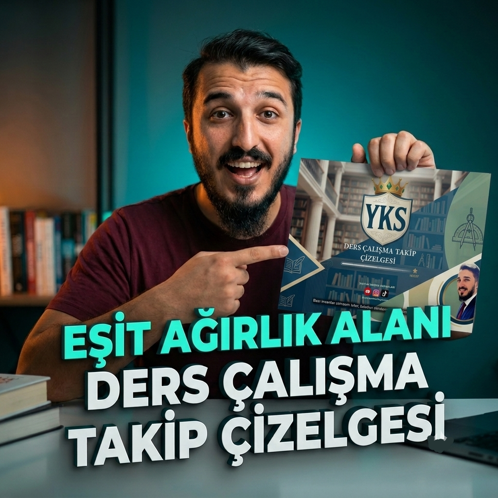 EŞİT AĞIRLIK ALANI DERS ÇALIŞMA TAKİP ÇİZELGESİ