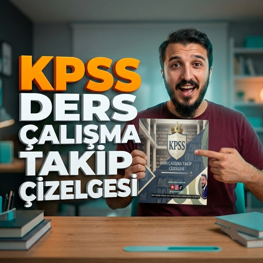 KPSS DERS ÇALIŞMA TAKİP ÇİZELGESİ