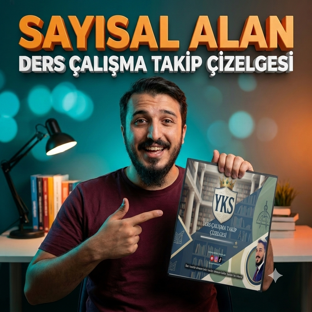 SAYISAL ALAN DERS ÇALIŞMA TAKİP ÇİZELGESİ
