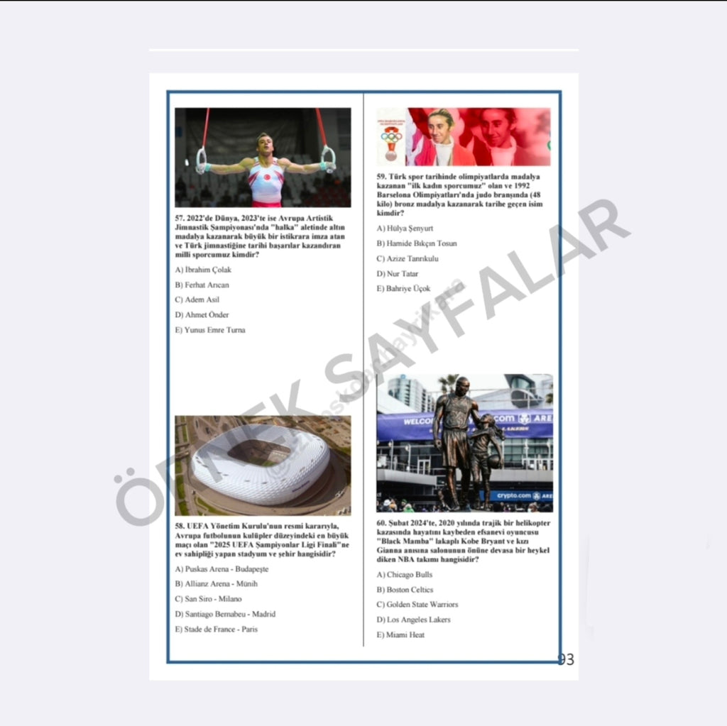 KPSS GÜNCEL SORU BANKASI