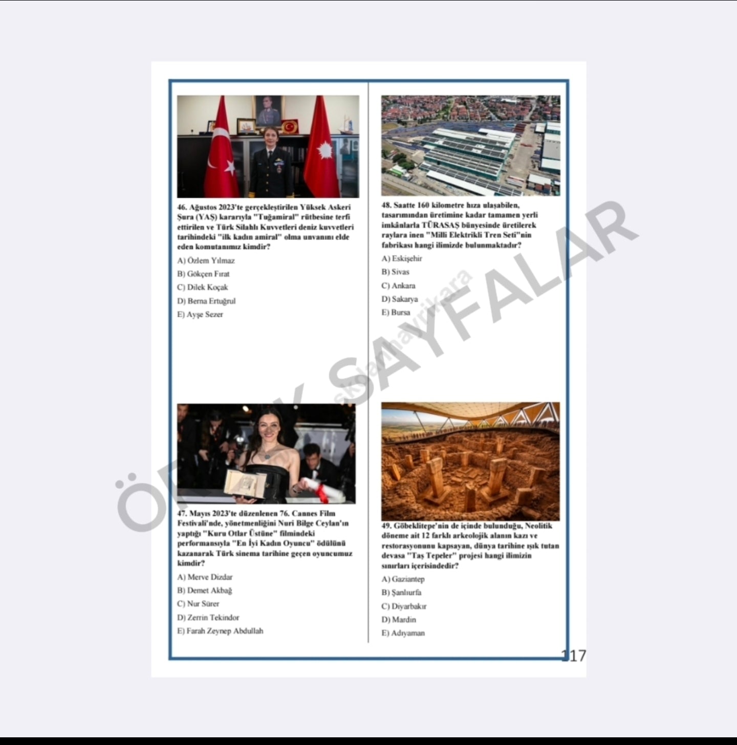 KPSS GÜNCEL SORU BANKASI