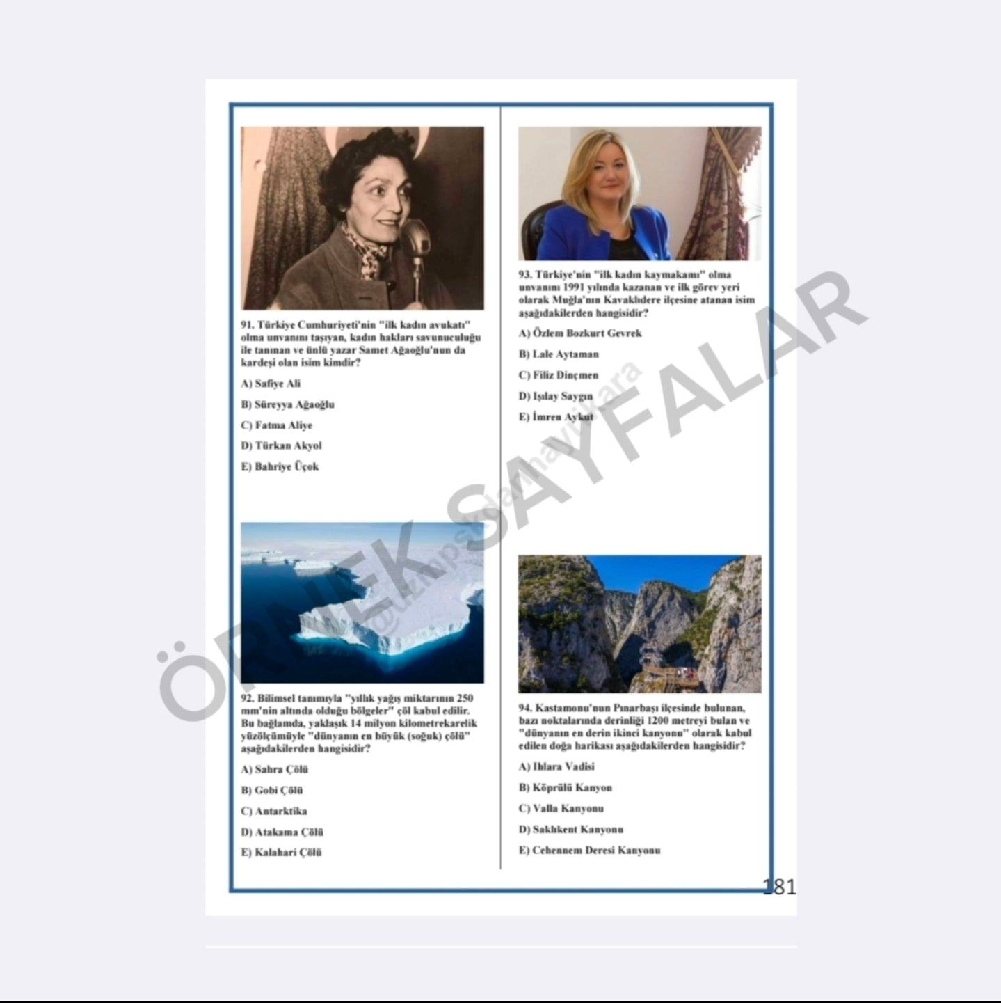 KPSS GÜNCEL SORU BANKASI