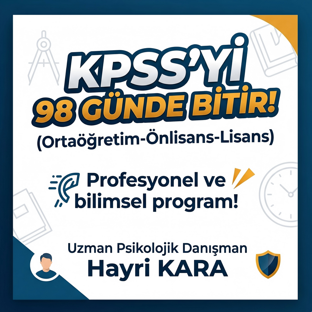 KPSS BİTİRME PROGRAMI