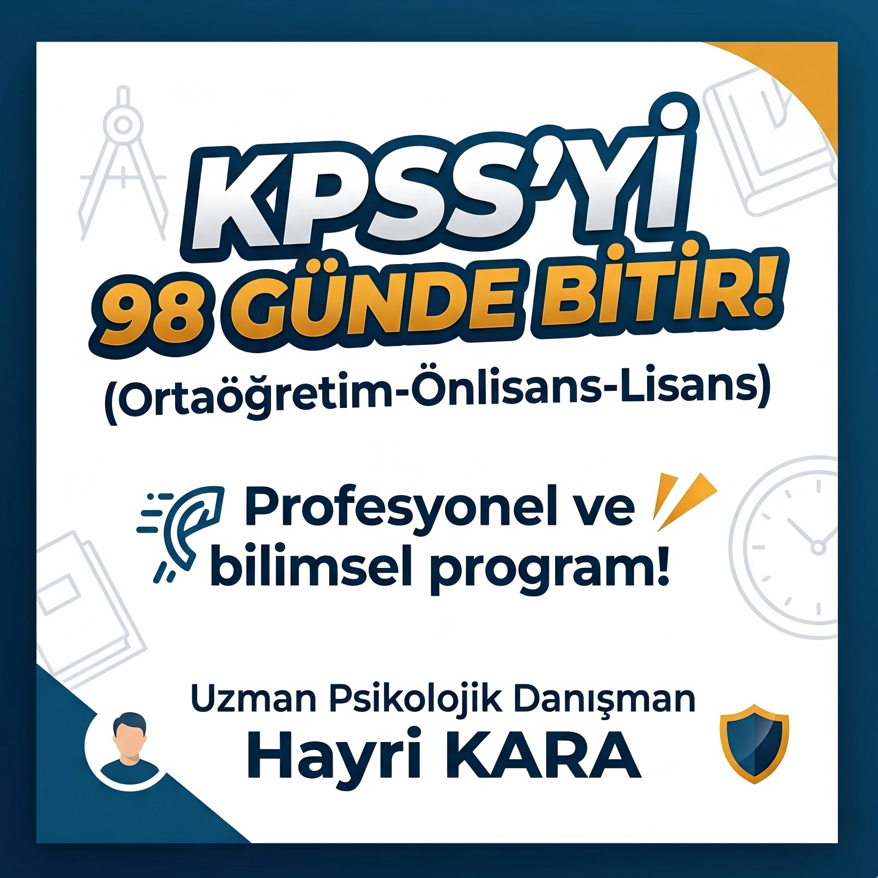 KPSS'YE ÇALIŞMA PROGRAMI